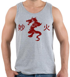 printfashion sárkány3 - Férfi atléta - Sport szürke (1303347)