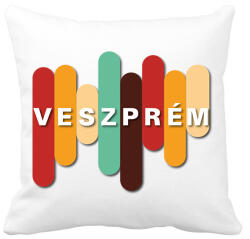 printfashion Veszprém - Színes - Párnahuzat, Díszpárnahuzat - Fehér (7139239)