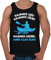 printfashion Kajakos leszek - Férfi atléta - Fekete (15913961)