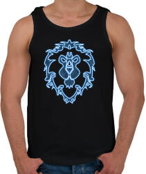 printfashion Szövetség Neon - Férfi atléta - Fekete (1757700)