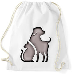 printfashion pets - Sportzsák, Tornazsák - Fehér (2825365)