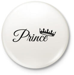 printfashion Prince - Kitűző, hűtőmágnes - Fehér (3077532)