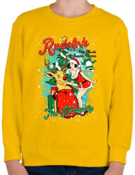 printfashion Rudolf a rosszcsont - Gyerek pulóver - Sárga (195338)