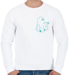 printfashion Kék szellem - Férfi pulóver - Fehér (14139656)