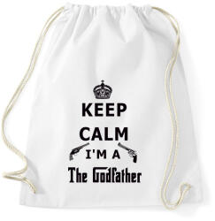 printfashion CSAK NYUGI ÉN VAGYOK A KERESZTAPA - Sportzsák, Tornazsák - Fehér (1756099)