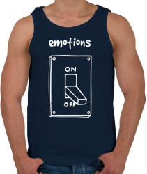 printfashion Érzelmek Be-Ki - Férfi atléta - Sötétkék (973570)