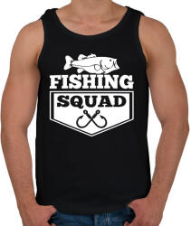 printfashion Fishing squad - Férfi atléta - Fekete (1677199)