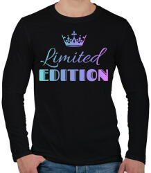 printfashion LIMITED EDITION - Férfi hosszú ujjú póló - Fekete (3844328)