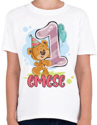 printfashion Macis szülinap - Számmal - Gyerek póló - Fehér (7945012)