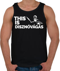 printfashion This is disznóvágás - Férfi atléta - Fekete (2151321)