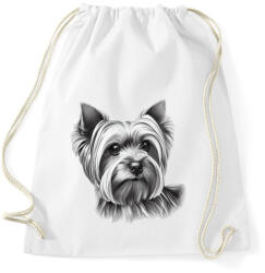 printfashion Yorkshire terrier kutya - Sportzsák, Tornazsák - Fehér (13385112)