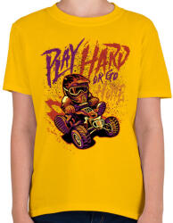 printfashion Kemény játék - Gyerek póló - Sárga (61494)