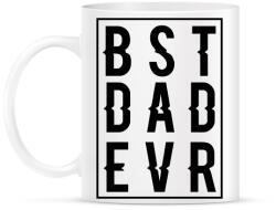 printfashion Best Dad Ever - Bögre - Fehér (7128349)