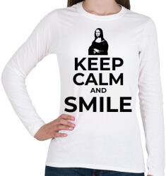 printfashion SMILE - Női hosszú ujjú póló - Fehér (11430467)