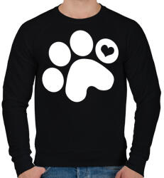 printfashion Mancsimádat - Férfi pulóver - Fekete (212642)