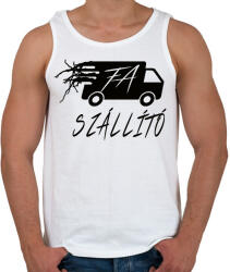 printfashion FA-SZÁLLÍTÓ BW - Férfi atléta - Fehér (7071524)