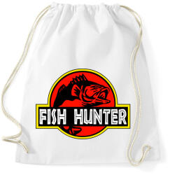 printfashion Fish Hunter - Sportzsák, Tornazsák - Fehér (4272027)