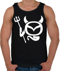 printfashion Mazda Devil - Férfi atléta - Fekete (2248165)