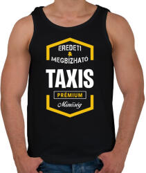printfashion Taxis prémium minőség - Férfi atléta - Fekete (1470069)