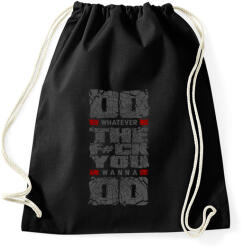 printfashion Csináld amit szeretnél - Sportzsák, Tornazsák - Fekete (43874)