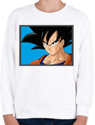 printfashion Dragon ball karakterek18 - Gyerek pulóver - Fehér (12595185)