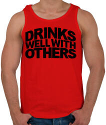 printfashion Ivászat - Férfi atléta - Piros (412542)