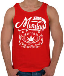 printfashion Már megint hétfő - Férfi atléta - Piros (67884)