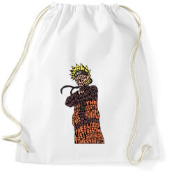 printfashion Naruto Uzumaki - Sportzsák, Tornazsák - Fehér (962195)