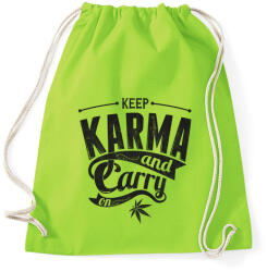 printfashion Karma - Sportzsák, Tornazsák - Limezöld (50405)