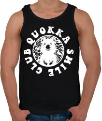 printfashion Quokka smile club - Férfi atléta - Fekete (13931160)