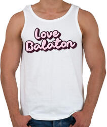 printfashion Love Balaton - Férfi atléta - Fehér (10844426)