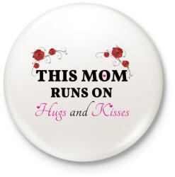 printfashion gift for moms - Kitűző, hűtőmágnes - Fehér (4744460)