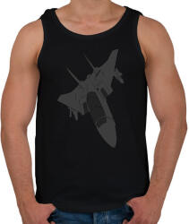 printfashion Aircraft - Férfi atléta - Fekete (5275511)