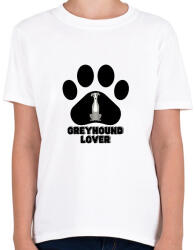printfashion Greyhound Lover - Gyerek póló - Fehér (14084066)