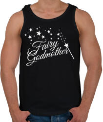 printfashion Fairy Godmother - Férfi atléta - Fekete (16551703)