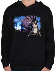 printfashion Orochimaru - Gyerek kapucnis pulóver - Fekete (14253678)