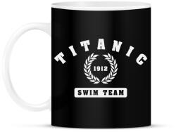 printfashion titanic-swim-team-white - Bögre - Fekete (794849)