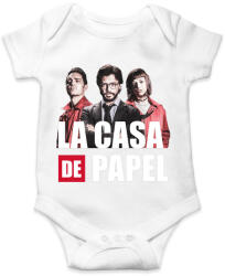 printfashion La casa de papel N7 - Baba Body - Fehér (5541268)