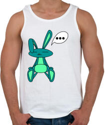 printfashion Nyuszika - Férfi atléta - Fehér (1436399)