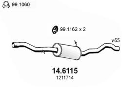 ASSO Toba esapamet intermediara ASSO 14.6115 - automobilus