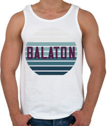 printfashion Balaton Retro - Férfi atléta - Fehér (2756721)