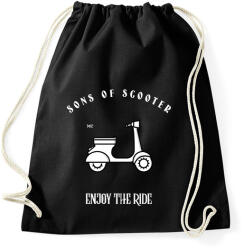 printfashion SONSOFSCOOTER - Sportzsák, Tornazsák - Fekete (11436192)