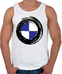 printfashion BMW tornádó - Férfi atléta - Fehér (1165483)