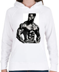 printfashion Gym 01 - Női kapucnis pulóver - Fehér (12351140)