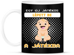 printfashion Egy új játékos - Bögre - Fekete (13725947)