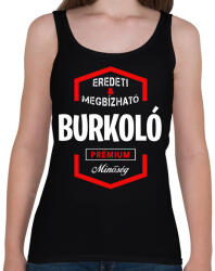 printfashion Burkoló prémium minőség - Női atléta - Fekete (1465340)