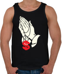 printfashion A pénzben hiszek - Férfi atléta - Fekete (2580062)