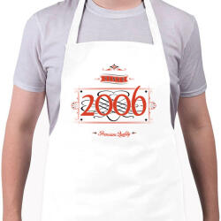 printfashion since-2006-red-black - Kötény - Fehér (4902441)