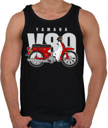 printfashion Yamaha V80 - Férfi atléta - Fekete (6982755)