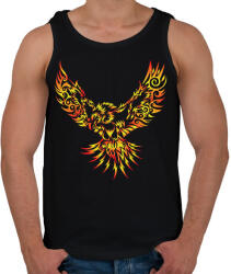 printfashion Tűzmadár - Férfi atléta - Fekete (13933268)